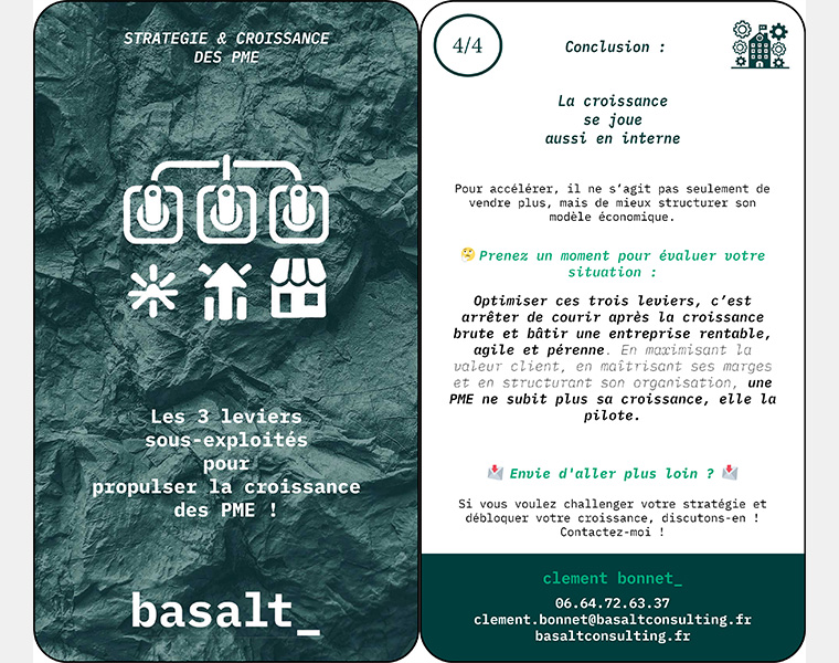 Conclusion – La croissance se joue aussi en interne