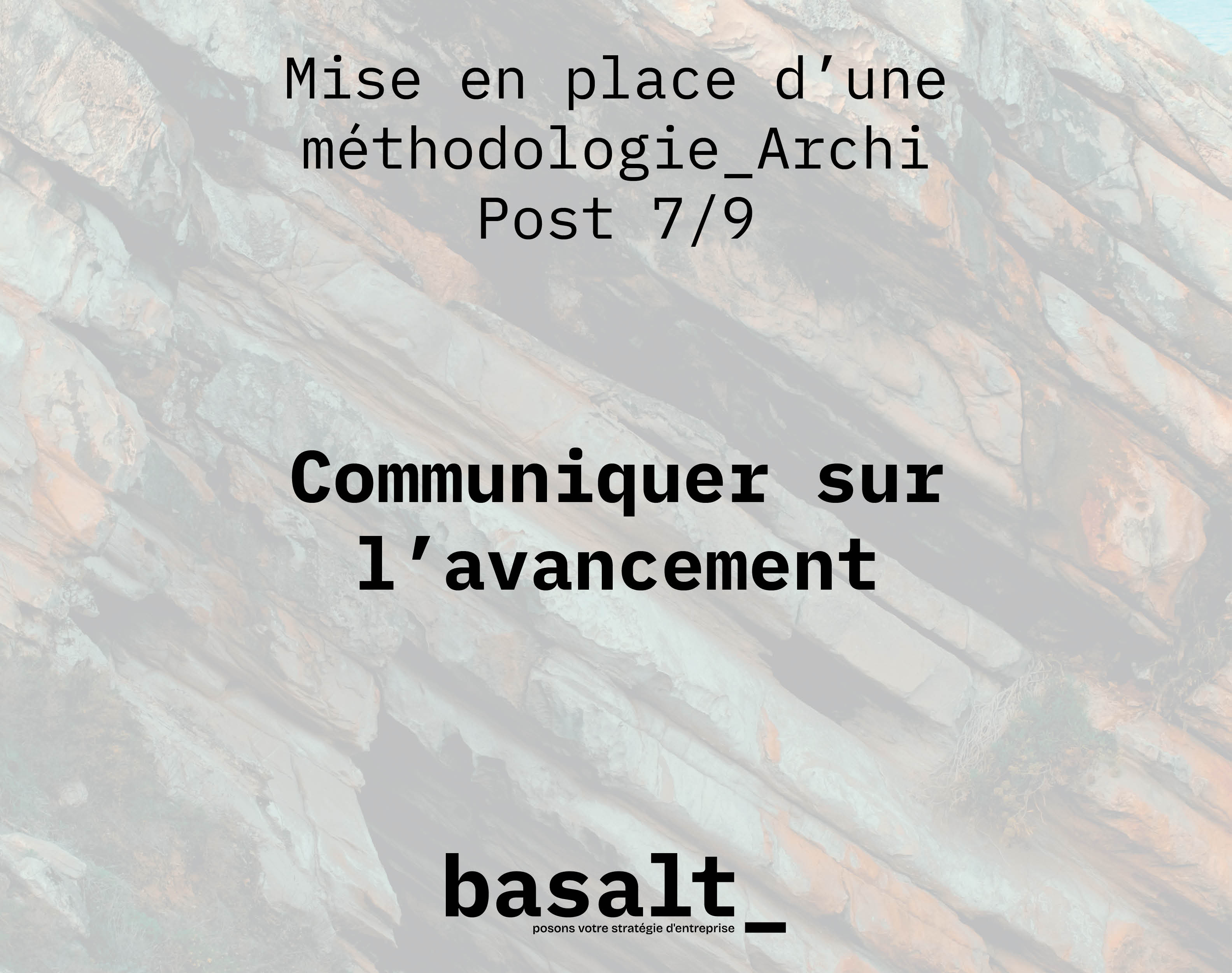 Communiquer sur l’avancement